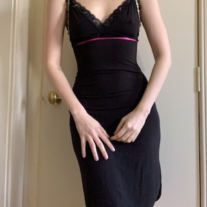 Vintage black little mini dress D&G dolce and Gabbana dress size Xs/S