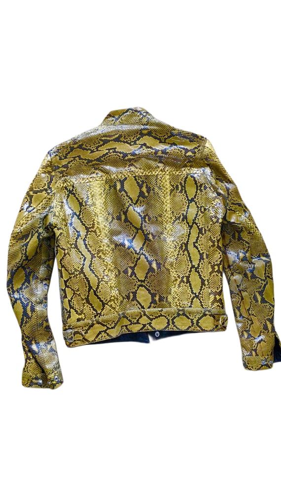 Voyage passion real python snake yellow leather 2… - image 2