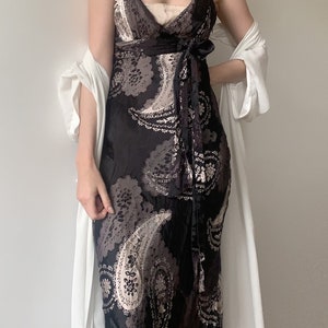 Vintage early 2000 silk flouncy fairy prom dress evening dress y2k party dress