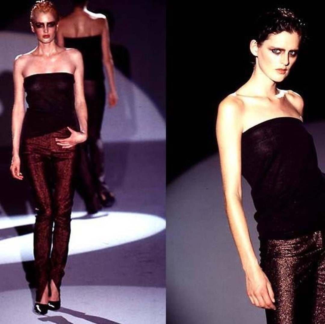 Gucci by Tom Ford Fall 1997 Glittery Shimmering Lured High 
