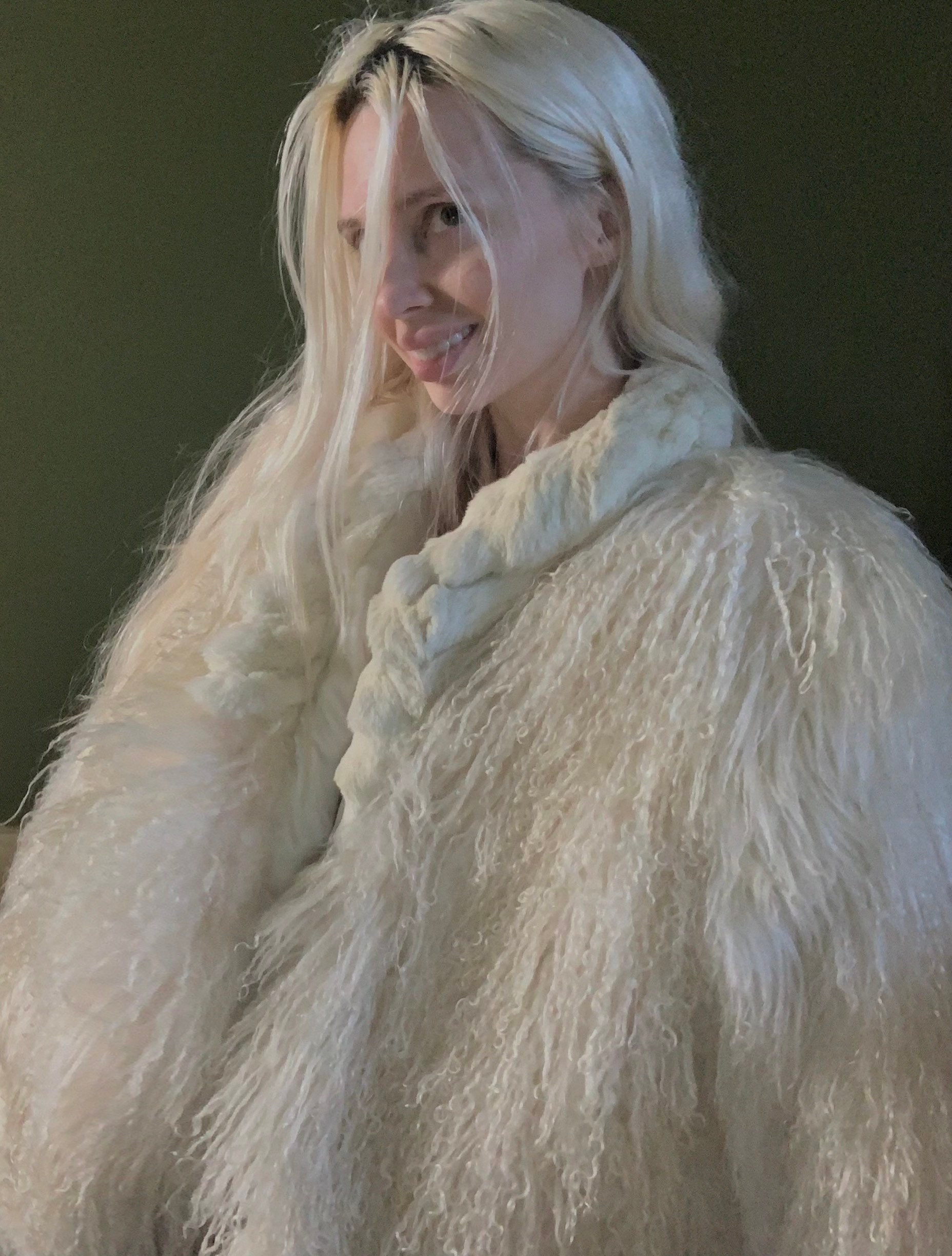 Shaggy Fur Coat - Etsy