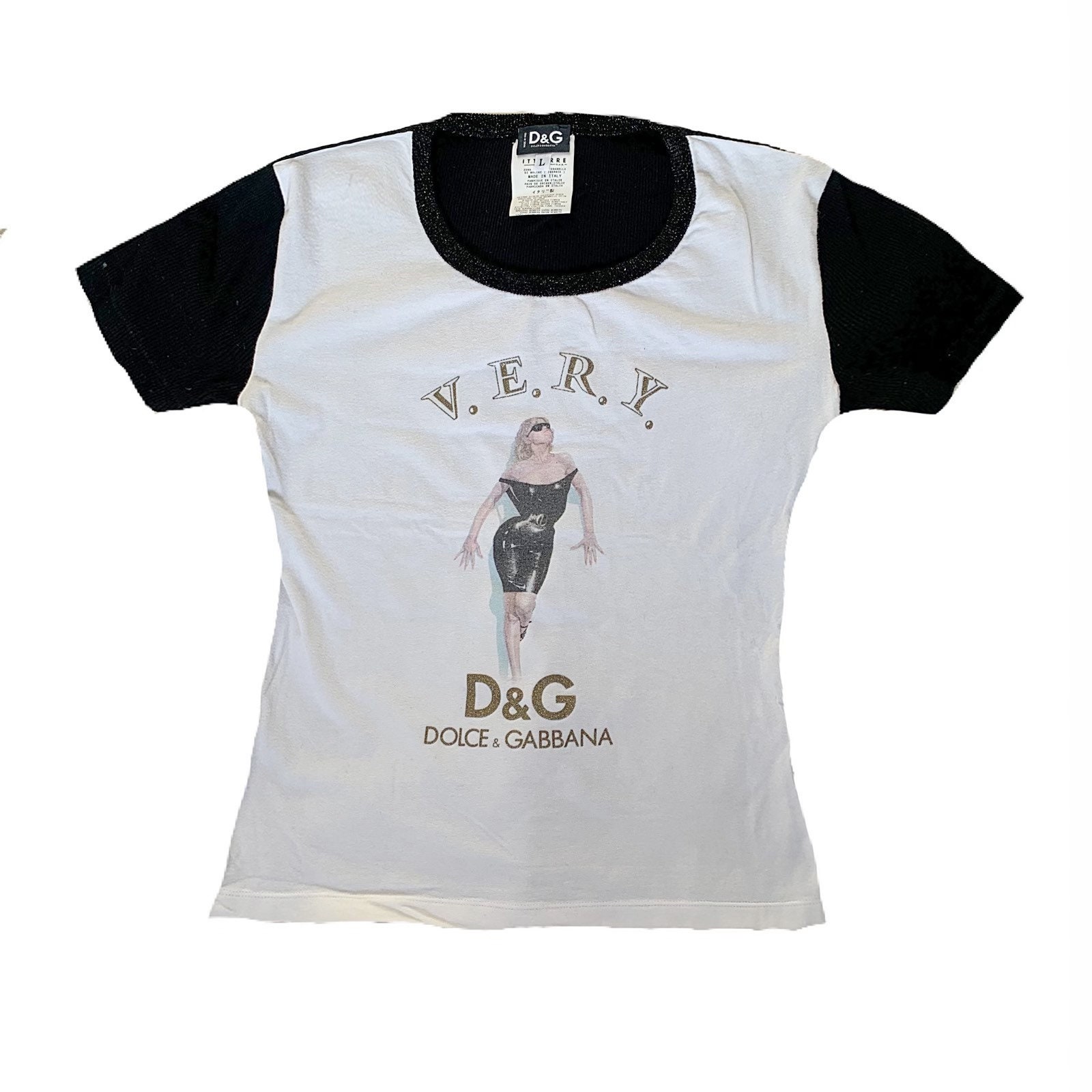 Vintage Dolce and Gabbana Top T Shirt D&g Vest Vintage Very Dolce