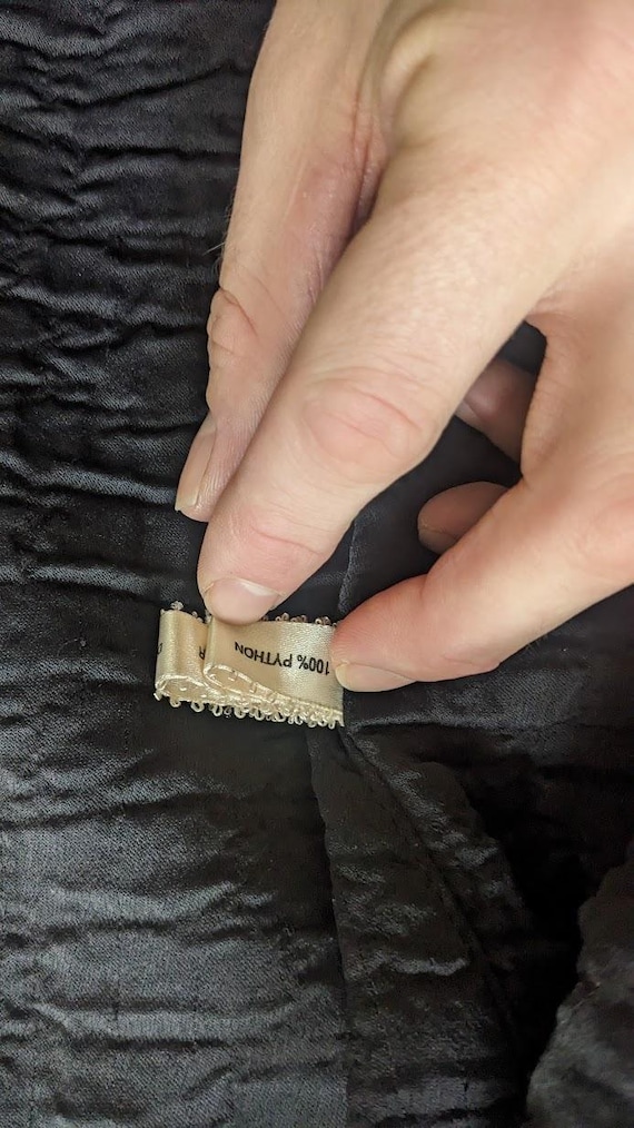 Voyage passion real python snake yellow leather 2… - image 5