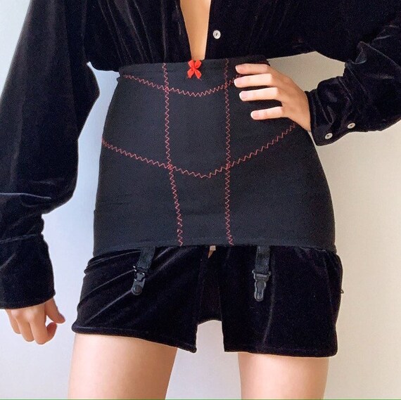 Size XS Vintage nylon girdle edwardian style 50s g