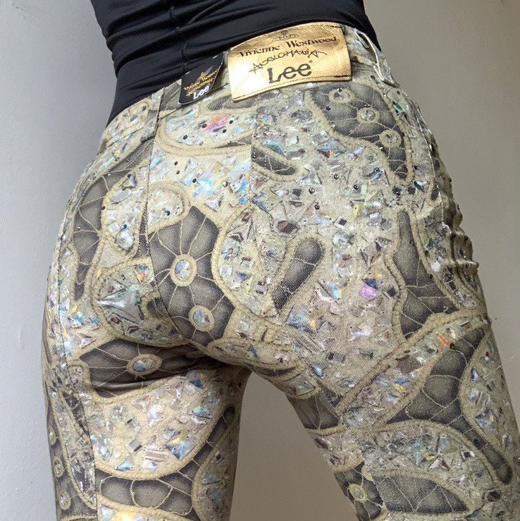 Vivienne Westwood Anglomania Printed 2010 Lee Jeans Crystal Vivienne Westwood Anglomania Printed 2010 Lee Jeans Crystal