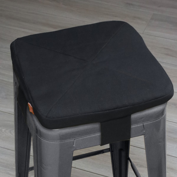 40% OFF – Indoor/Outdoor Seat Cushion for Tolix-style Metal Stool; Charcoal