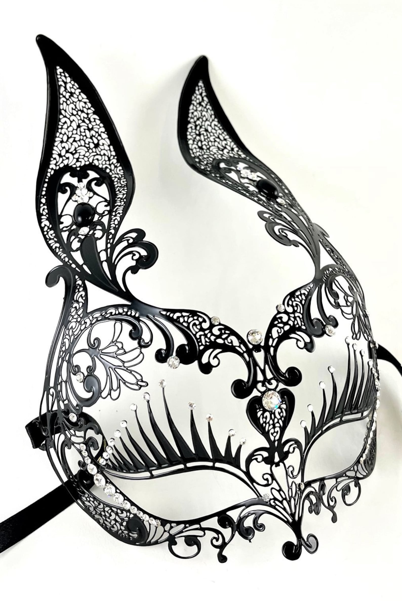 Venetian Laser Cut Metal Elegant Bunny Rabbit Mask - Etsy