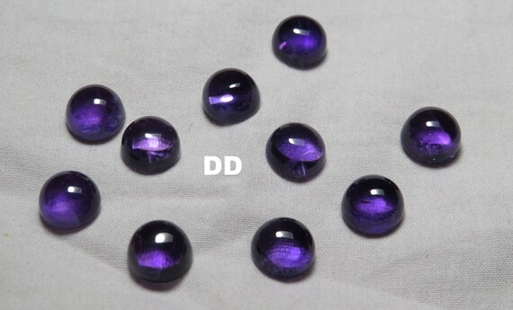 4 mm x 28 Natural Amethyst Loose Gemstones Round UK Seller