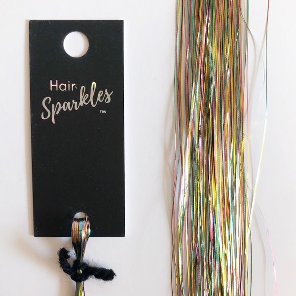 Rainbow Quartz Hair Sparkles® (Hair Tinsel)