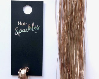 Champagne Quartz Hair Sparkles® (Hair Tinsel)