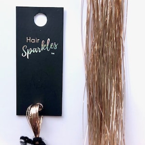 Champagne Quartz Hair Sparkles® (Hair Tinsel)