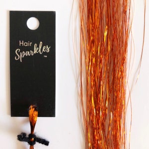 Amber Hair Sparkles® (Hair Tinsel)