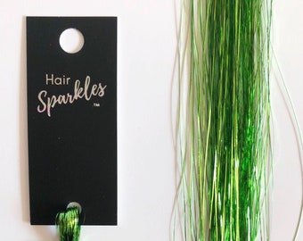 Peridot Hair Sparkles® (Hair Tinsel)