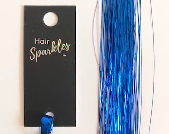 Sapphire Hair Sparkles® (Hair Tinsel)