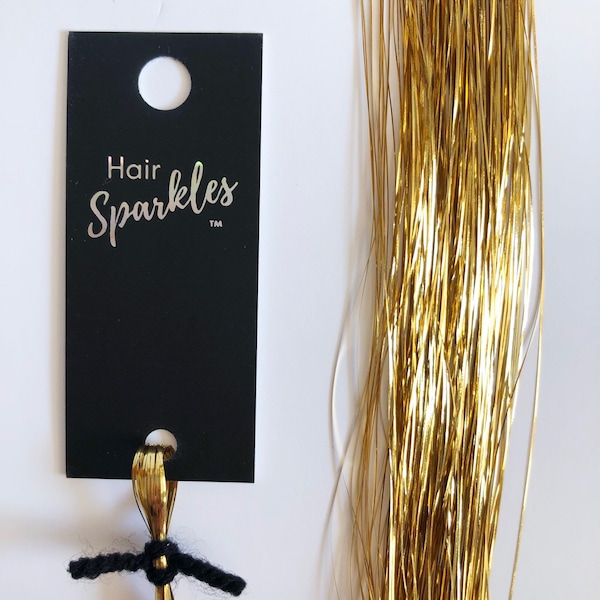 Pyrite Hair Sparkles® (Hair Tinsel)