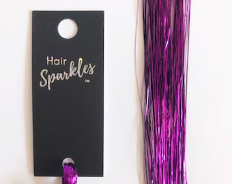 Amethyst Hair Sparkles® (Hair Tinsel)