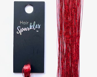 Red Goldstone Hair Sparkles® (Hair Tinsel)