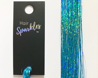 Aquamarine Hair Sparkles® (Hair Tinsel)