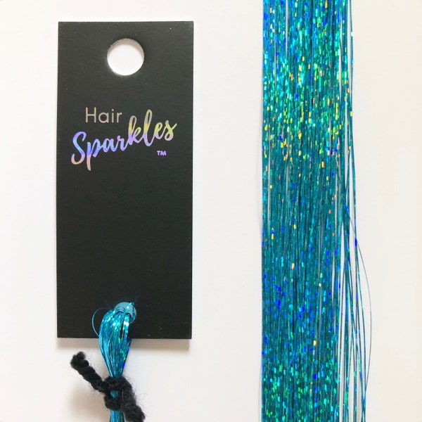 Aquamarine Hair Sparkles® (Hair Tinsel)