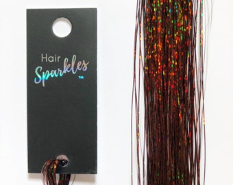 Chocolate Opal Hair Sparkles® (Hair Tinsel)