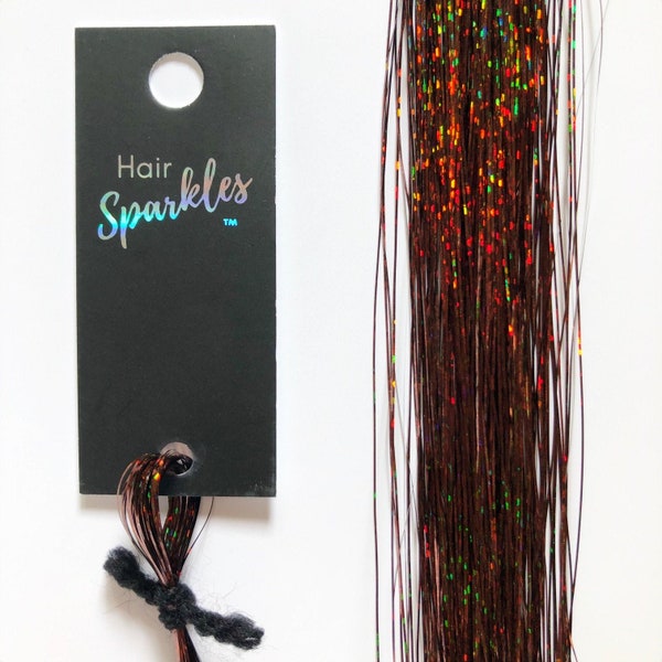 Chocolate Opal Hair Sparkles® (Hair Tinsel)