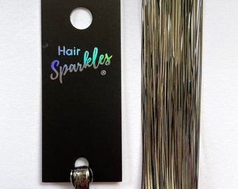 Pewter Hair Sparkles® (Hair Tinsel)