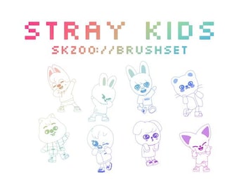 STRAY KIDS SZKOO Vol. 1 Procreate Brush Set