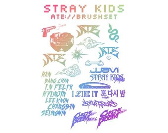 STRAY KIDS ATE Procreate Brush Set