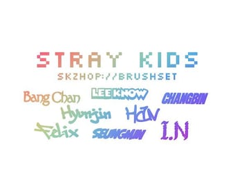 STRAY KIDS SKZHOP Procreate Brush Set