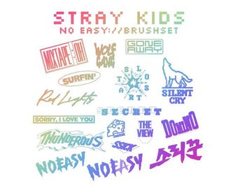 STRAY KIDS Noeasy Procreate Brush Set