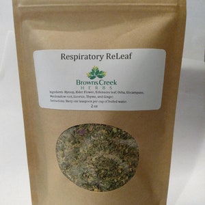 Respiratory ReLeaf (herbal tea blend for lung support)