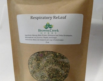 Respiratory ReLeaf (herbal tea blend for lung support)