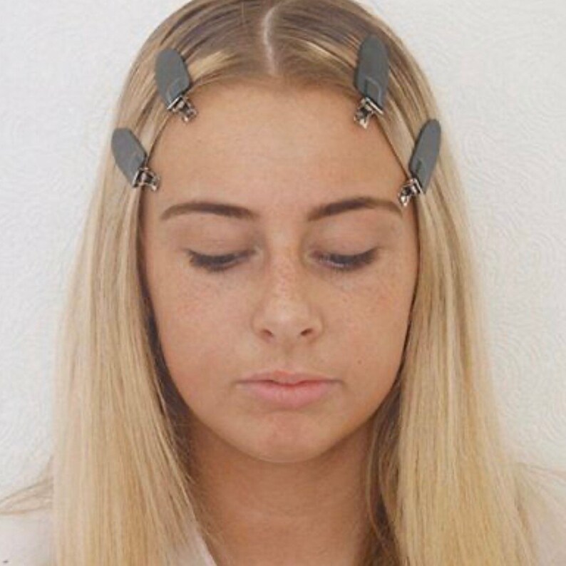 NO BEND No Crease Hair Clips black 4 PACK Creaseless Etsy