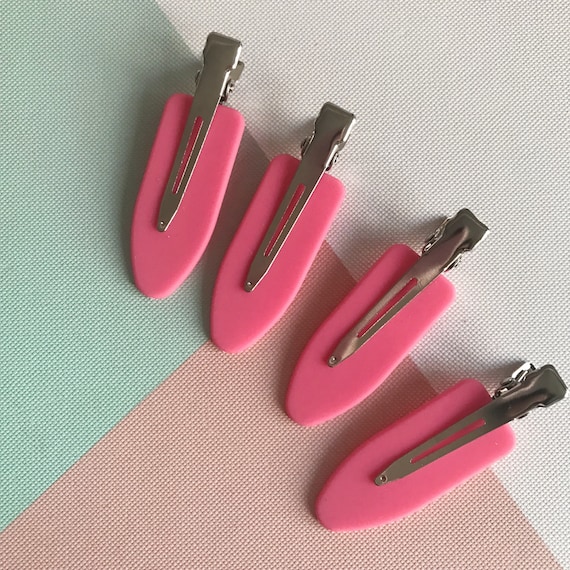 hair clips pink