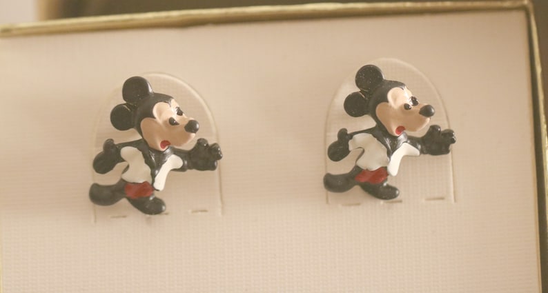 Mouse Cufflinks Father/'s Day Birthday Anniversary Mens gift Vintage Mickey Mouse Vintage Walt Disney Mickey Mouse Cufflinks