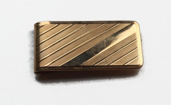 Vintage Money Clip, Gold Minimalist Money Clip, Vi