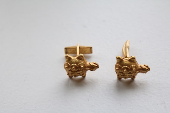 TURTLE Cufflinks,  Turtle Cufflinks,  Turtle Jewe… - image 2