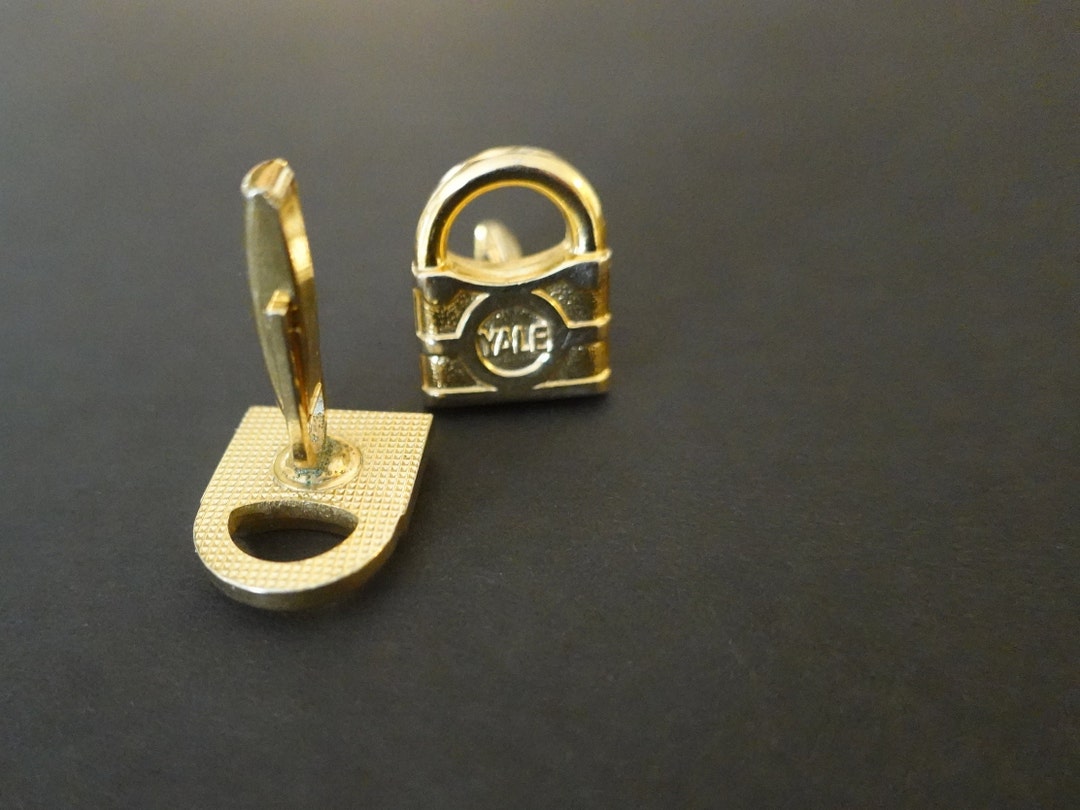 Vintage YALE UNIVERSITY Vintage Cufflinks Collectible Etsy