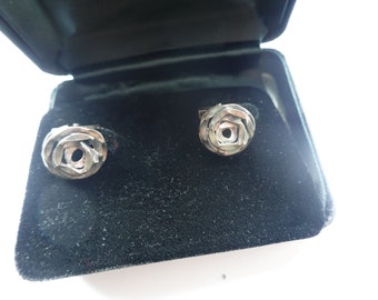 Boutons De Manchette Vintage En Argent Sterling - Modèle Dragon, Référence 91016 - Occasion Bon état