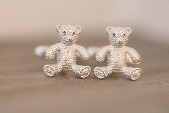 Teddy Bear gifts, Bear cufflinks, bear, teddy bear