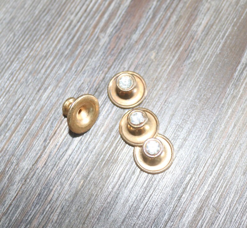 Wedding Cufflinks Vintage Tuxedo Shirt Studs Set of 4 Tuxedo Studs Tuxedo Studs Men/'s Wedding Tuxedo Cufflinks Vintage Groom Gift