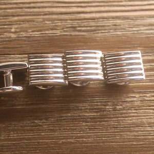 Vintage Tuxedo Shirt Studs - Set of Four -  Silver Tuxedo Shirt Studs - Shirt Buttons - Men&#39;s Jewelry - Tuxedo Studs-