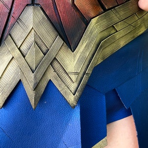 Wonder woman cosplay costume corset and skirt made to order image 4