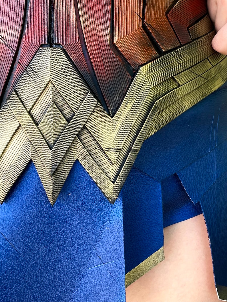 Wonder woman cosplay costume corset and skirt made to order image 4