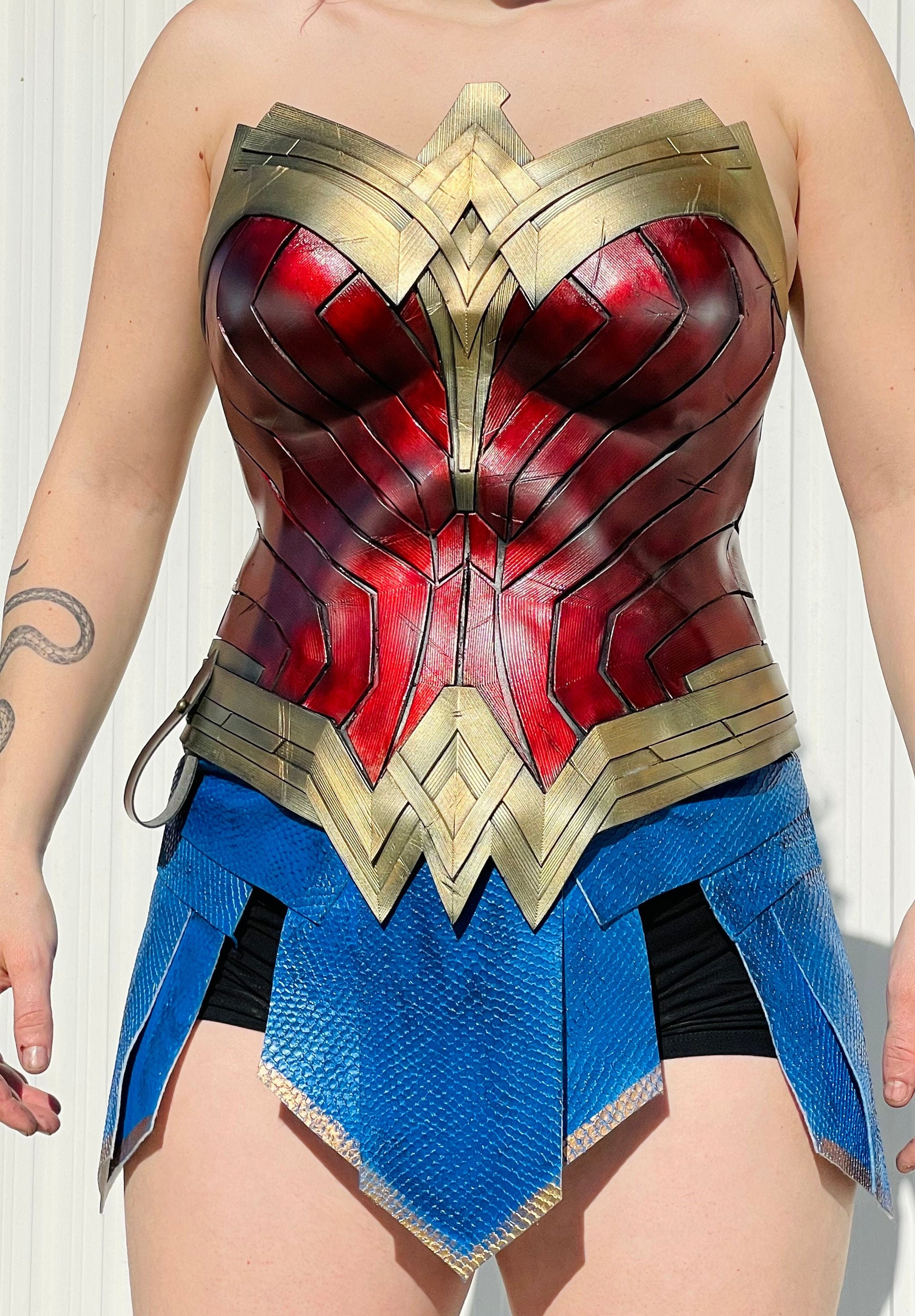 New Wonder Woman 1984 Corset and Skirt Etsy Singapore