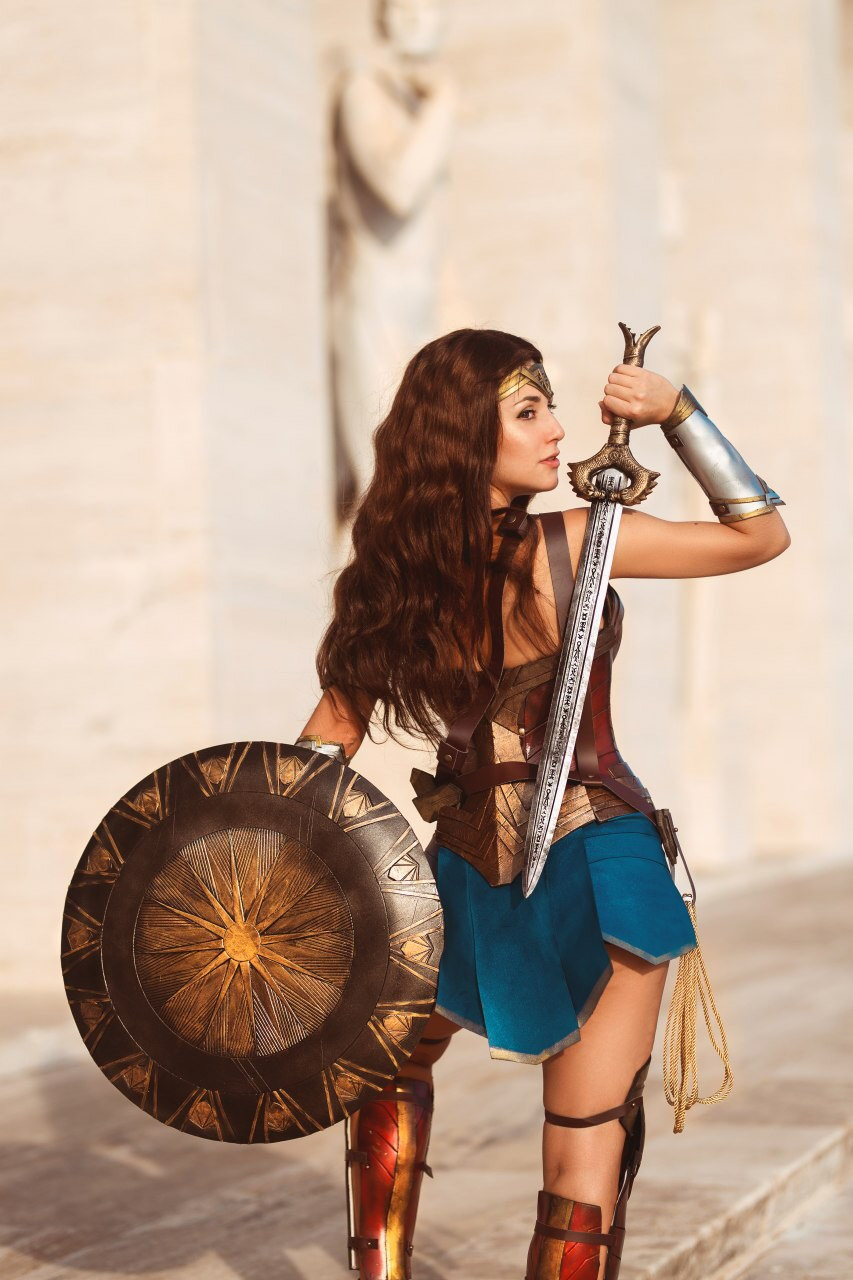 Wonder Woman Sword End Shield Cosplay Costume - Etsy
