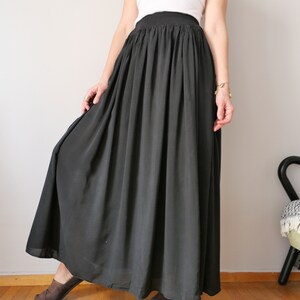 Long pleated skirt 9mm store