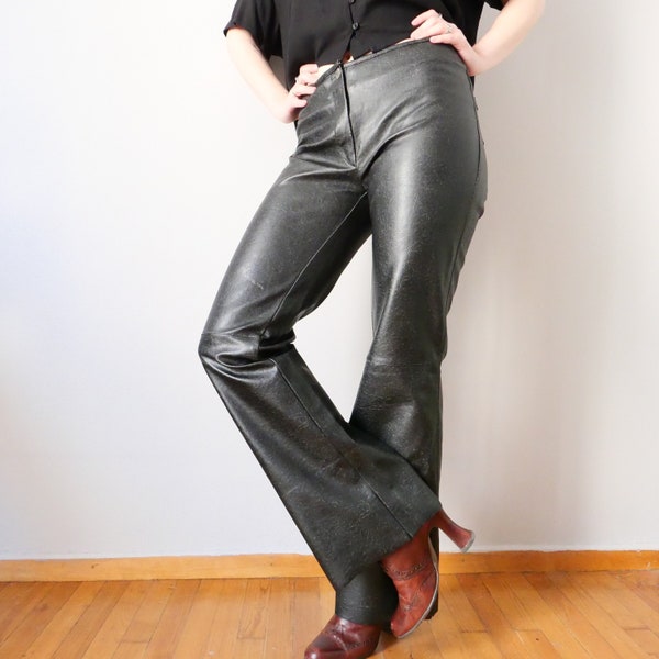 Leather Pants - Etsy