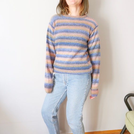 Vintage handmade long jumper wool soft to skin sw… - image 4