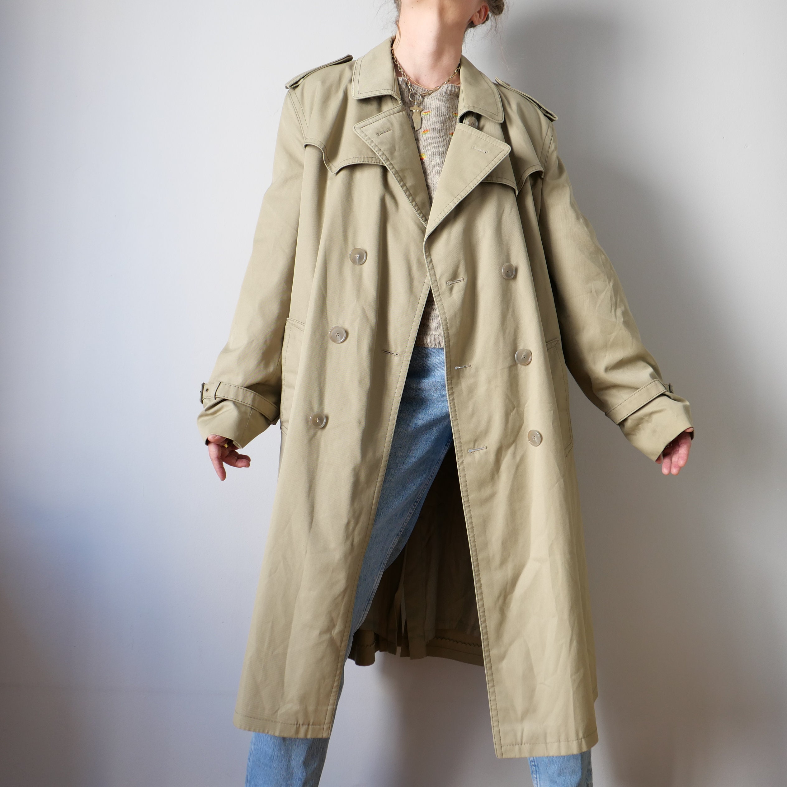 Burberry 80s Trench - Etsy